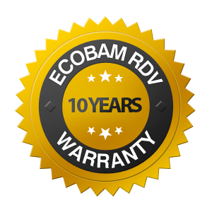 Ecobam 10 years warranty
