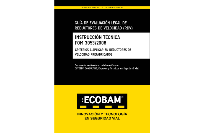 Ecobam Publica una Guía de Evaluación Legal de Reductores de Velocidad Prefabricados