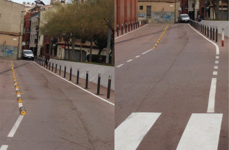 Ecobam realiza instalación de Separadores Viales en el municipio de Rubí