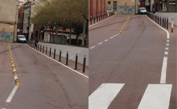 Ecobam realiza instalación de Separadores Viales en el municipio de Rubí